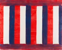 Július Koller, PRECHODNÁ KULTÚRNA SITUÁCIA Č. 2 (ANTIOBRAZ), 1990, Kombinovaná technika