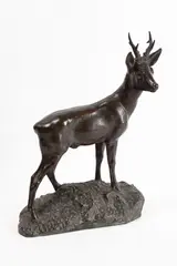 Karl Sovanka, SRNEC, OKOLO 1930, Bronz