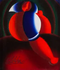 TETKA VO ŠVUNGU by Milan Laluha, OKOLO 1990, Olej na plátne, sold Nov 2024