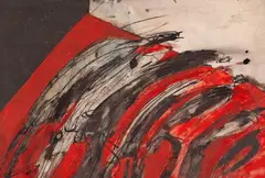 Milan Paštéka, V INTERIÉRI, 1964, Tuš, gvaš, tempera na papieri