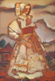 Martin Benka, Čičmianka, okolo 1945, Olej na kartóne