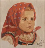 Jan Hála, Dievčatko v červenej šatke (Anička)