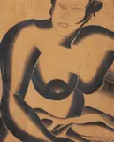 Milan Laluha, Veľký akt, 1969, Ceruza na papieri