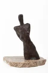 Jozef Kostka, Torzo, okolo 1980, Bronz, žulový podstavec