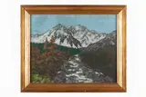 Anton Jasusch, Rozsutec, okolo 1924, Pastel na papieri