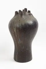 Jozef Sušienka, Dekoratívna plastika, 1978, Kamenina, glazúra