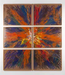 Stanislav Filko, Spirit (šestica), Okolo 1980, Akryl na sololite