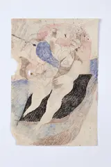 Dvojica (kvet) by Milan Paštéka, Okolo 1960, Pero, fixa na papieri, sold Jan 2024