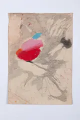 Figúry by Milan Paštéka, Okolo 1960, Ceruza, voskový pastel na papieri, sold Jan 2024