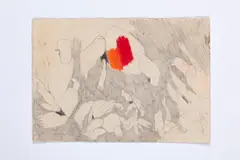 Polohy by Milan Paštéka, Okolo 1965, Ceruza, voskový pastel na papieri, sold Jan 2024