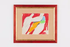 Dvojica by Milan Paštéka, Okolo 1980, Pastel, ceruza na papieri, sold Jan 2024