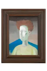 Viera Kraicová, V rohu, 1982, Olej na plátne