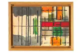 Alojz Klimo, Horizonty, okolo 1980, Tempera na papieri