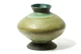 Zelená váza by Jozef Sušienka, okolo 1990, Pálená hlina, glazúra, sold Jun 2023