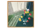 Uľjana Zmetáková, Tulipány, 1979, Olej, airbrush na plátne