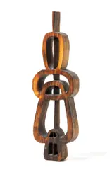Znak by Vladimír Kompánek, okolo 1980, Vyrezávané morené drevo, sold Jun 2023