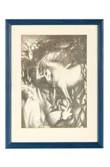 Vincent Hložník, Rozprávkový motív II, 1948, Litografia na papieri