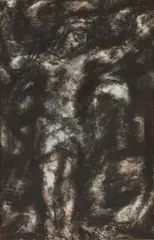 Jozef Teodor Tekel, Ukrižovaný, okolo 1950, Pastel na papieri