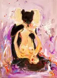 Katarína Janečková, Just Married, 2016, Akryl na plátne