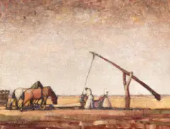 Martin Benka, Leto (Žitný ostrov), okolo 1935, Olej na plátne