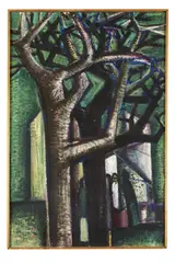 Ferdinand Hložník, Stromy, 1958 – 1959, Olej na kartóne