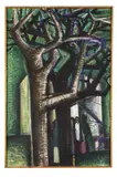 Ferdinand Hložník, Stromy, 1958 – 1959, Olej na kartóne