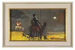 František Kudláč, Don Quijote, Okolo 1970, Olej na plátne