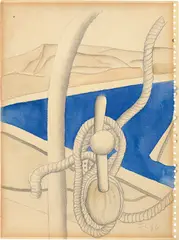 Fernand Léger, Untitled Composition, 1934, watercolour and graphite on paper