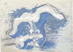 Study for Pastorale by Jacques Lipchitz, 1933, tempera and graphite on panel, offered Jul 2020