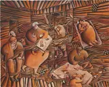 José Gurvich, Untitled, 1973, oil on canvas