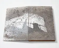 Lilith by Anselm Kiefer, 1990, acrylic, emulsion, charcoal, ash, newspaper, fiber, metal, plastic, and wood on gelatin silver print, mounted on cardboa, sold Jul 2020