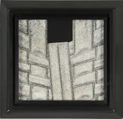 Richard Artschwager, Pull, 1990, Formica and acrylic on Celotex, mounted on panel, in artist's frame