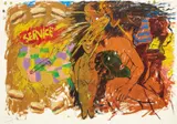 Jasper Johns, The Monkey Wrench, 1993, acrylic on paper