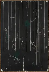 Harold Ancart, Untitled, 2012, oil and pencil on paper mounted to board, in artist's frame