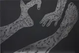 This is Not An Invitation by Toyin Ojih Odutola, 2015, pencil on board, sold Jul 2020