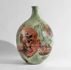 Between Kitsch and Shit by Grayson Perry, 2005, glazed ceramic, sold Jul 2020