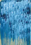 Mel Bochner, Blah, Blah, Blah, 2010, oil on canvas