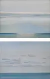 Peter Dreher, Two works: (i) Seascape #1 ; (ii) Seascape #4, 1998, oil on linen