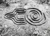 Ana Mendieta, El laberinto de la vida (The Labyrinth of Life) from the series Labyrinth of Venus