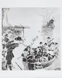 The Start of the Slave Trade in the English Colonies from the series Reconstructed History by Mike Kelley, 1989, gelatin silver print, sold Jul 2020