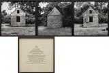 Carrie Mae Weems, Untitled from the series Sea Islands, 1992, 3 gelatin silver prints and 1 screenprinted text panel, in artist's frames, quadriptych