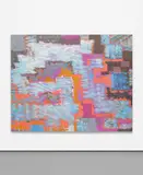 Keltie Ferris, ++++****))), 2012, oil, acrylic and pastel on canvas