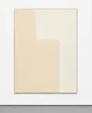 Ethan Cook, Untitled (Begin in one corner), 2014, hand woven cotton canvas, in artist's frame