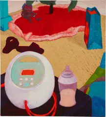 Arcmanoro Niles, Homegrown, 2018, oil and acrylic on canvas