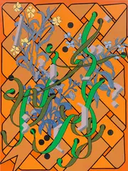 Caitlin Keogh, Punctuation, 2018, acrylic on canvas