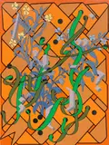 Caitlin Keogh, Punctuation, 2018, acrylic on canvas