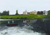 Genieve Figgis, Boat House, 2015, acrylic on canvas