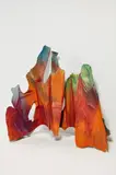O.T. by Katharina Grosse, 2015, acrylic on aluminum, sold Sep 2020