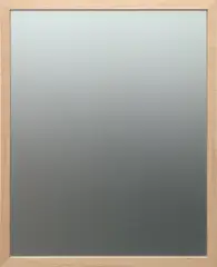 Silver Mirror: 6 by Sherrie Levine, 2010, frosted mirror, in artist's maple frame, sold Sep 2020