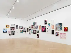 Urs Fischer, Café, 2011-2012, acrylic and silkscreen on acid-free foamcore, in artist's painted poplar frame with museum glass, in 38 parts